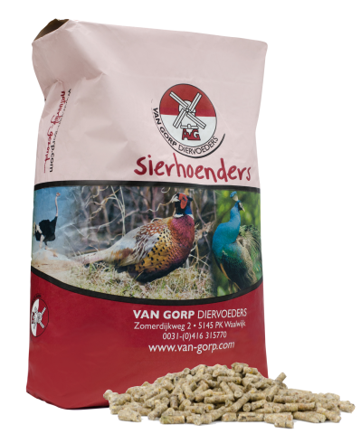 Gorp van Sierhoenderkorrel leg 20 kg