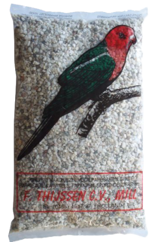 Thijssen grit/kiezel Maagkiezel grof parkiet 1 kg